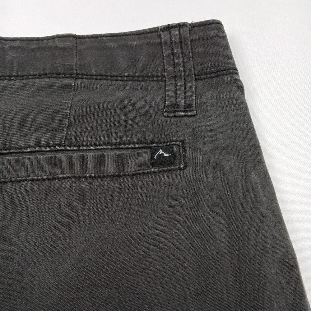 Denali Mens Size 32 Charcoal Gray Outdoor Cargo Shorts Stretch Hiking